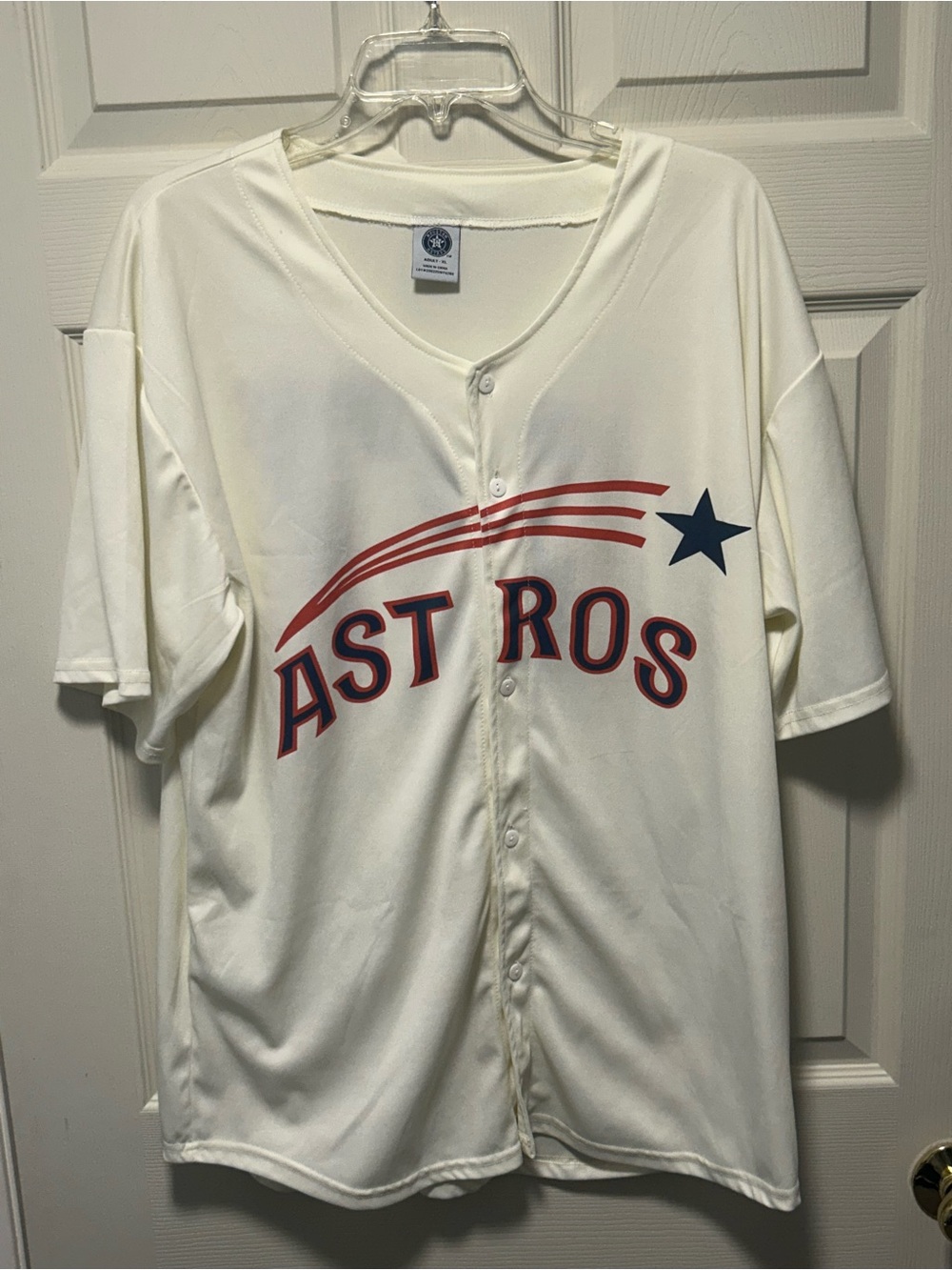 2021 Houston Astros Jose Altuve Throwback Shooting Star Baseball Jersey XL SGA
